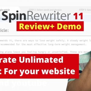 Spin Rewriter Review | Don’t Buy Until You Watch This Spin Rewriter Review 11 And Bonuses